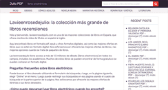 Desktop Screenshot of lavieenrosedejulio.com